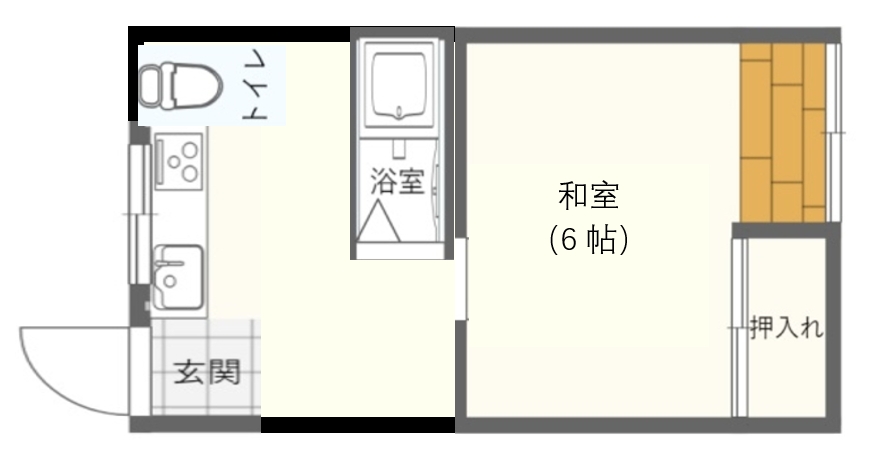 205号室間取り図