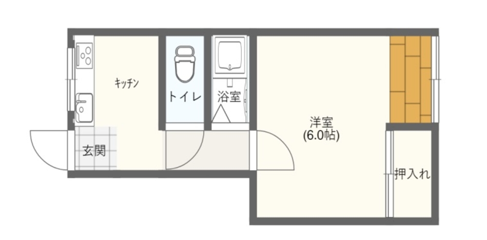 301号室間取り図